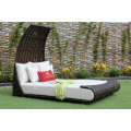 Exclusive Stunning Design Synthetic Poly Rattan Double Daybed or Sunbed For Outdoor Garden Patio Beach Pool Wicker Furniture